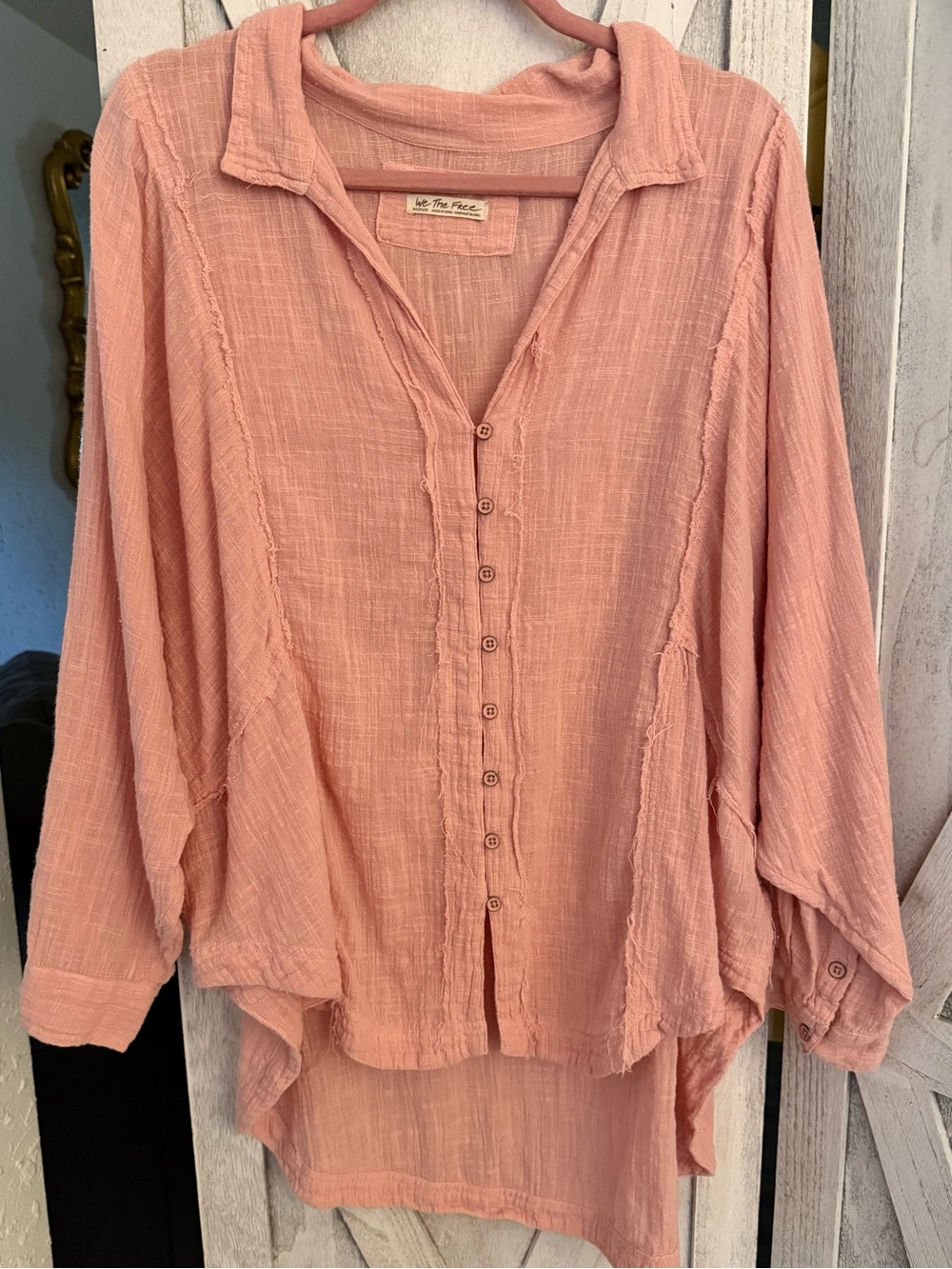 Free People beautiful Gisabelle shirt! Sold out everywhere - brand new condition